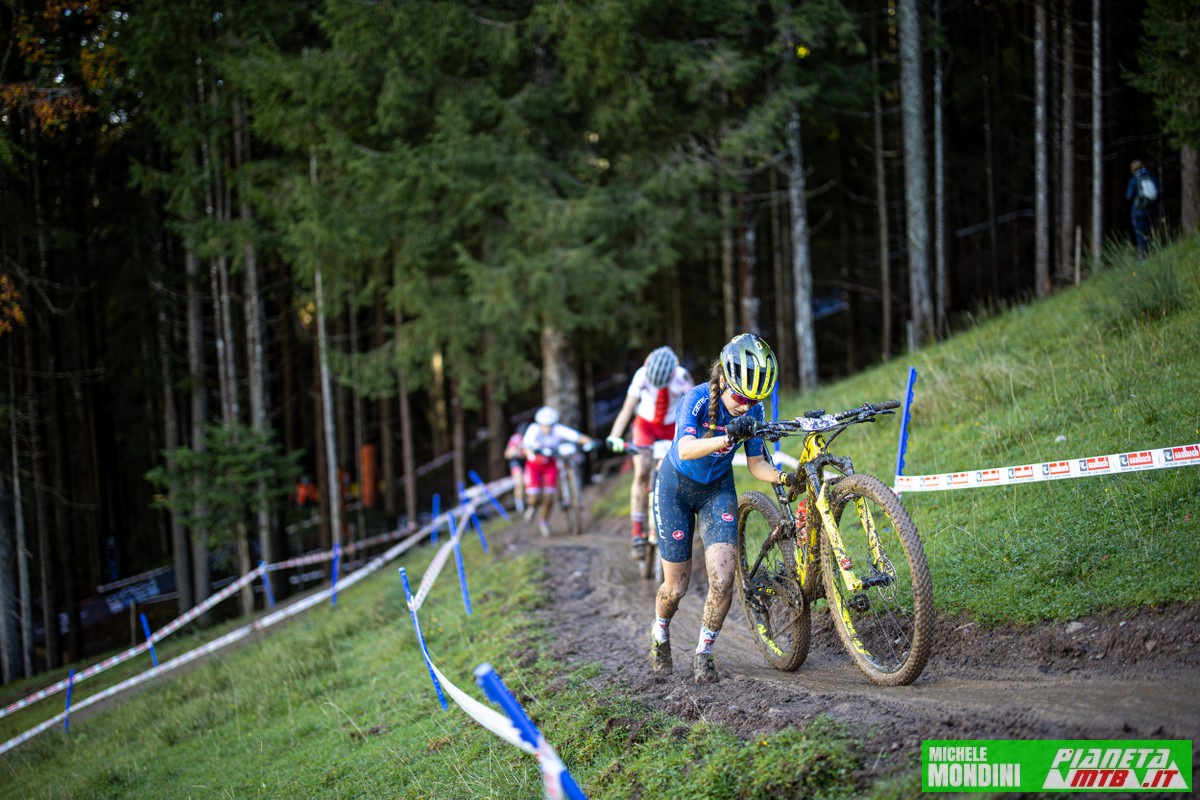 Giulia Challencin al mondiale di Leogang